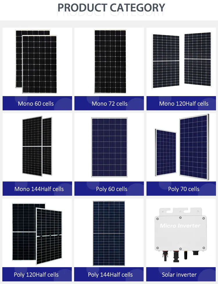 Mono Professional Factory Half Cut PV Module A Grade Monocrystalline Solar Panels