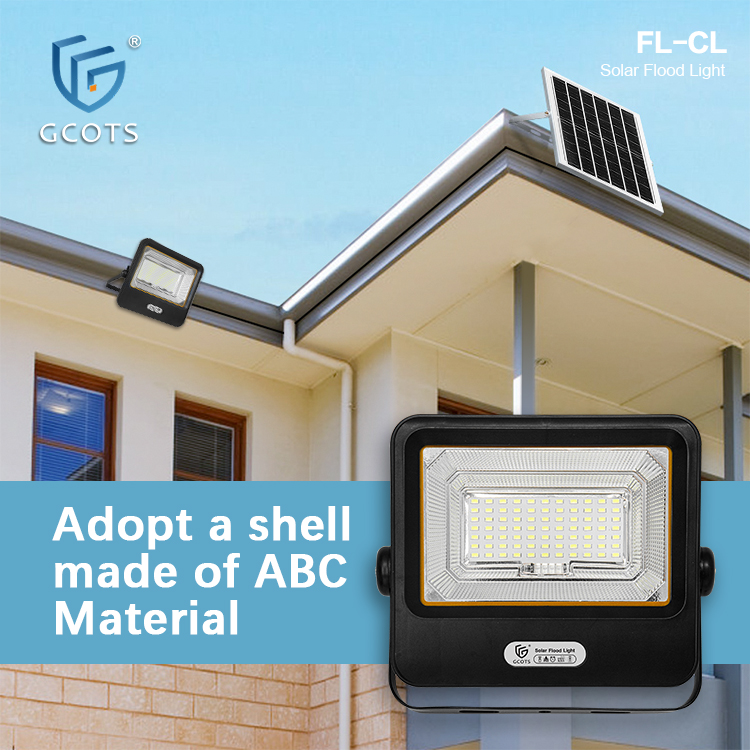 GCOTS High Brightness IP65 Waterproof Solar Panel LED Flood Light Lamp 50W 100W 200W 300W 400W 500W 600W Solar Flood Light