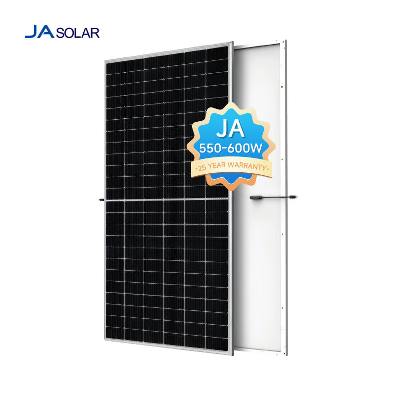 JA Solar Panel 600W JAM66D45 600W Solar Panel 610W 620W 630W JA N-Type Bifacial Dual Class Photovoltaic Panel Solar