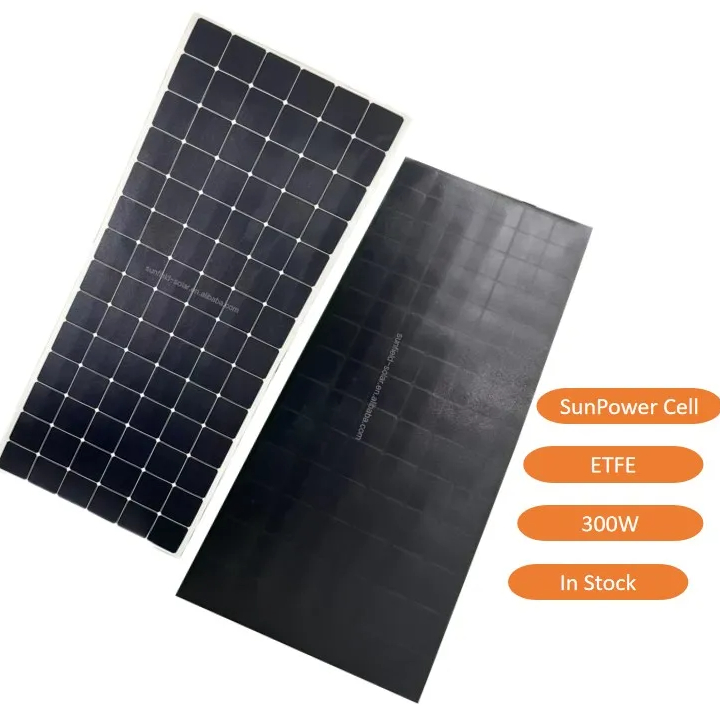 Factory Supply Panneau Solaire Flexible De 300w 290W Flexible Solar Panels 48.7V Stock for Fast Shipping