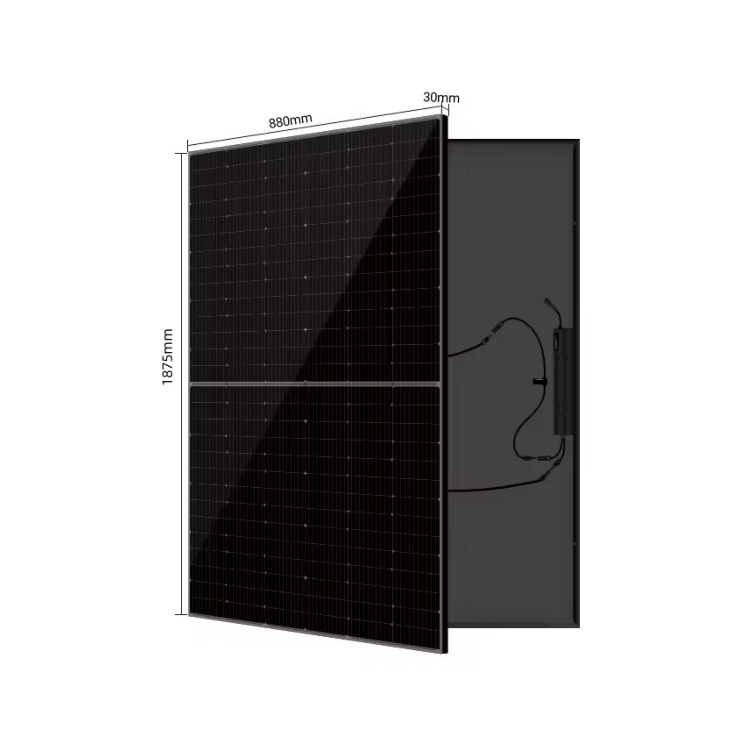 Half Cell Solar Module 500W 550W 600W 650W 700W Mono Solar Panel with 25 Years Warranty for Home and Industry Use