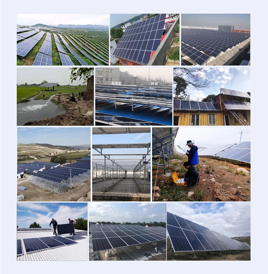 Mono Professional Factory Half Cut PV Module A Grade Monocrystalline Solar Panels
