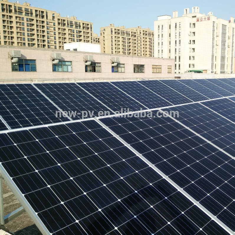 Monocrystalline Silicon MPPT Solar Panels for Park Homes &amp; Factory Off-Grid 5kW Home Use Solar Power System