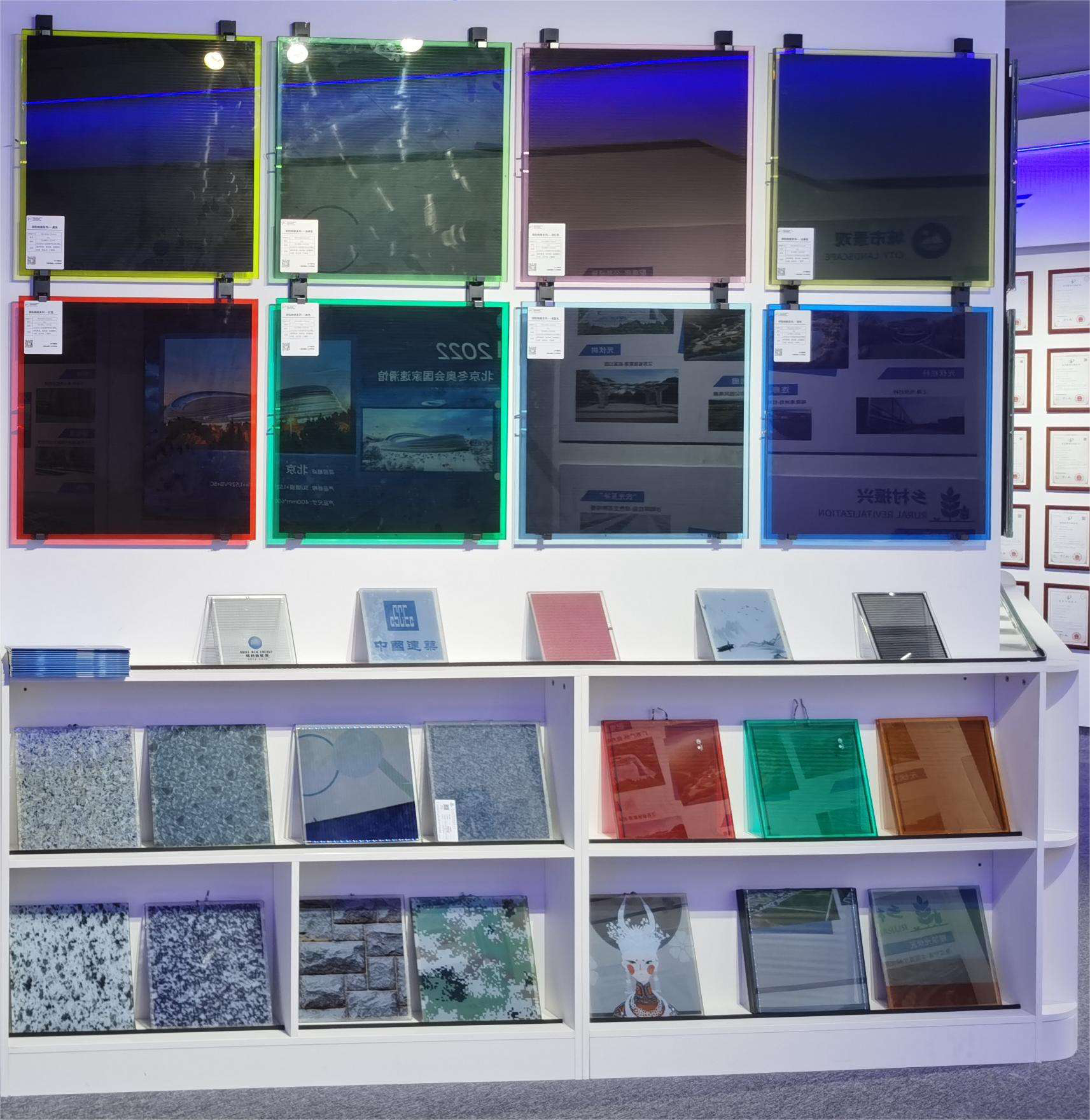 Gaoming Cdte Thin Film Bipv Facade System New Products Transparent Glass Solar Panel Bipv Solar Panel Glass Facade for Building