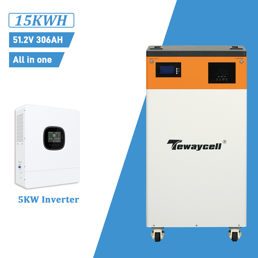 USA Warehouse 15kwh+5kw DDP 5-10 Days Battery System Plus Inverter Off Grid Solar Energy System 5KW 16KWH Energy Storage System