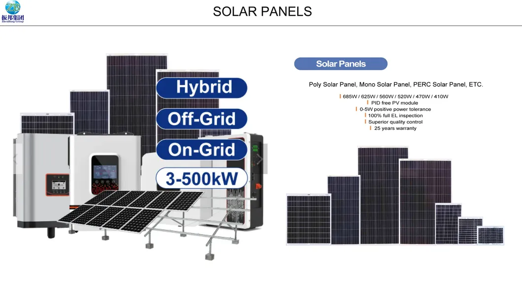 156m 580-600W 182mm Mono Perc Solar Module Roof Mount Solar Panel