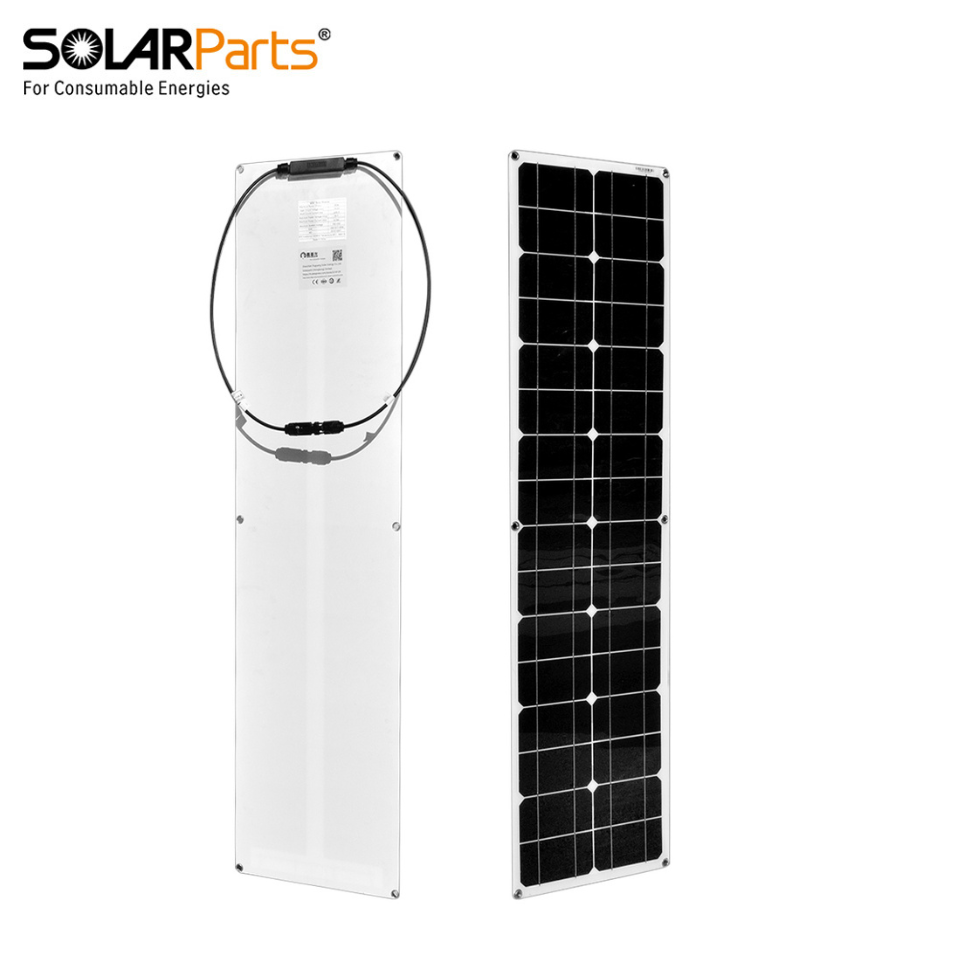 16V 50W Monocrystalline Flexible Solar Panel for Outdoor and Marine Use