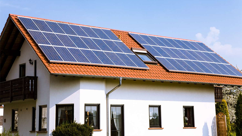Modern House Eco Solar Integration