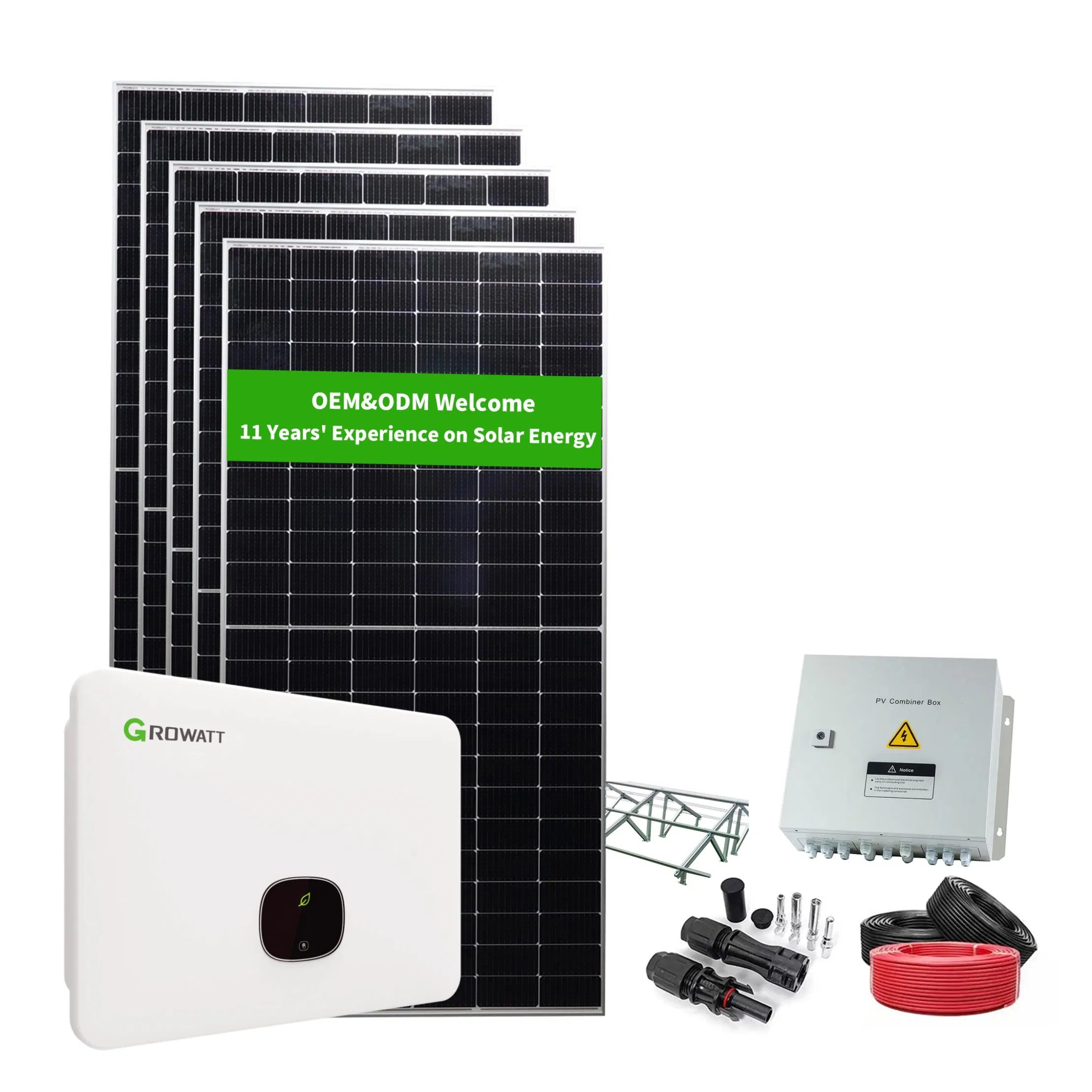China 300kw 500kw Industrial Solar Panel on Grid Price Buy Solar Power Energy System