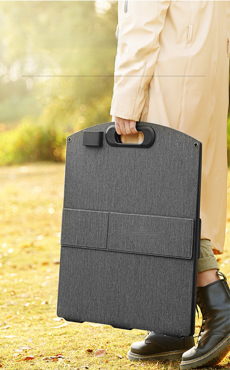 Mini Slim Portable 100W Foldable solar charging panel for Camping