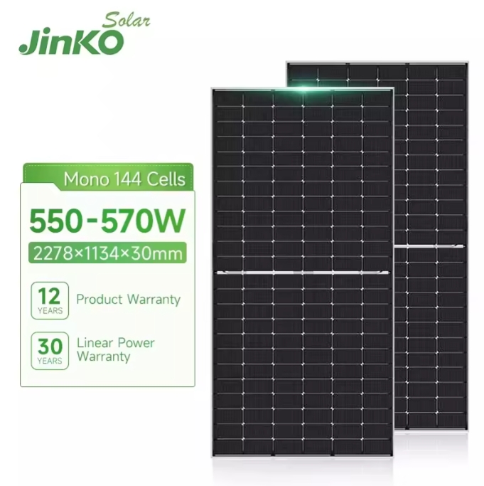 Jinko Solar Panel Complete Hybrid Solar Energy System 15Kw 30Kw 20Kw 48V on Off Grid Hybrid Solar Panel Power System for Home
