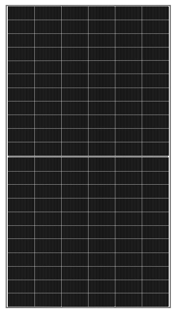 Utility-Scale 650W-660W N-Type PERC Double Glass Solar Panel Silver Frame 20.93-21.25% Efficiency 210mm Cell Size for Large