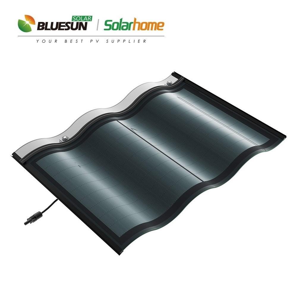 Hanergy Top Strong Single-glass Mono 30w Solar Tile Solar Panel Tile Roof For Wholesale Residential