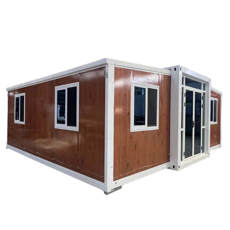 Luxury Cold-Proof Modular 20ft Expandable Container House Balcony Modern Design Hurricane Proof Steel Sandwich Panel Supermarket