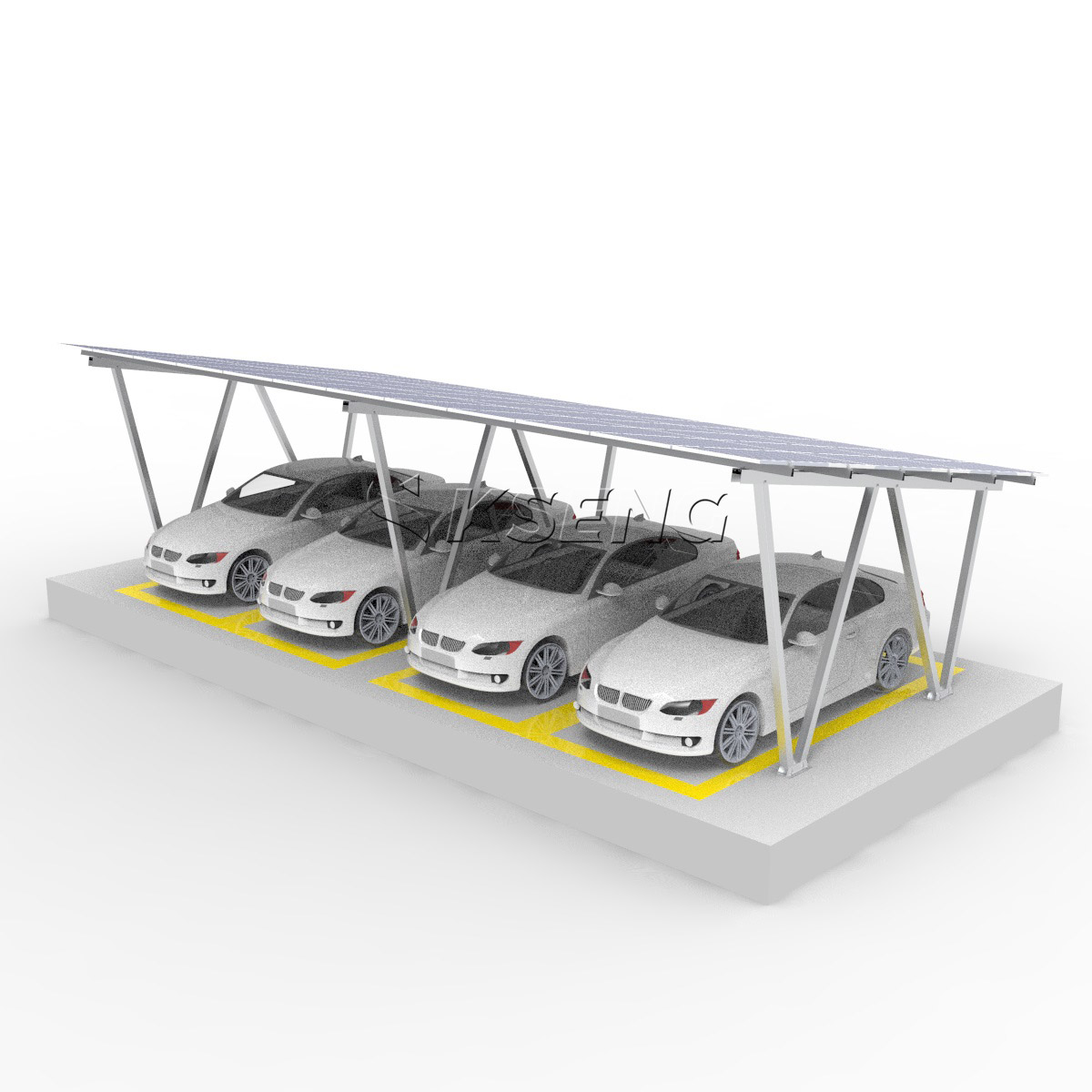 Solar Panels Carport System 3