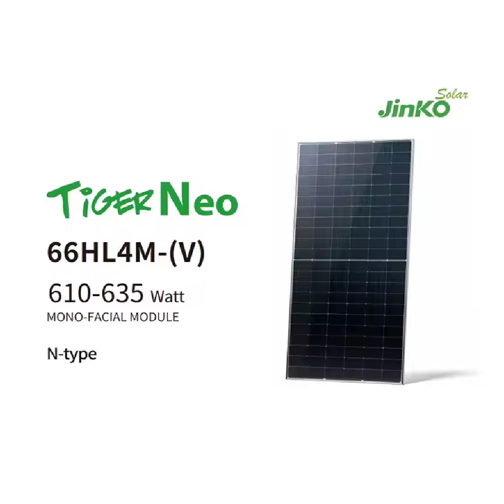 For 66HL4M V N-Type Half Cell High Power Solar Panels 610W-635W for Utility Scale Energy Projects