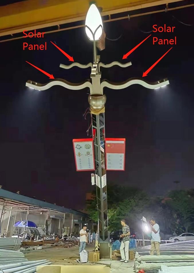 Solar Pole Detail 2
