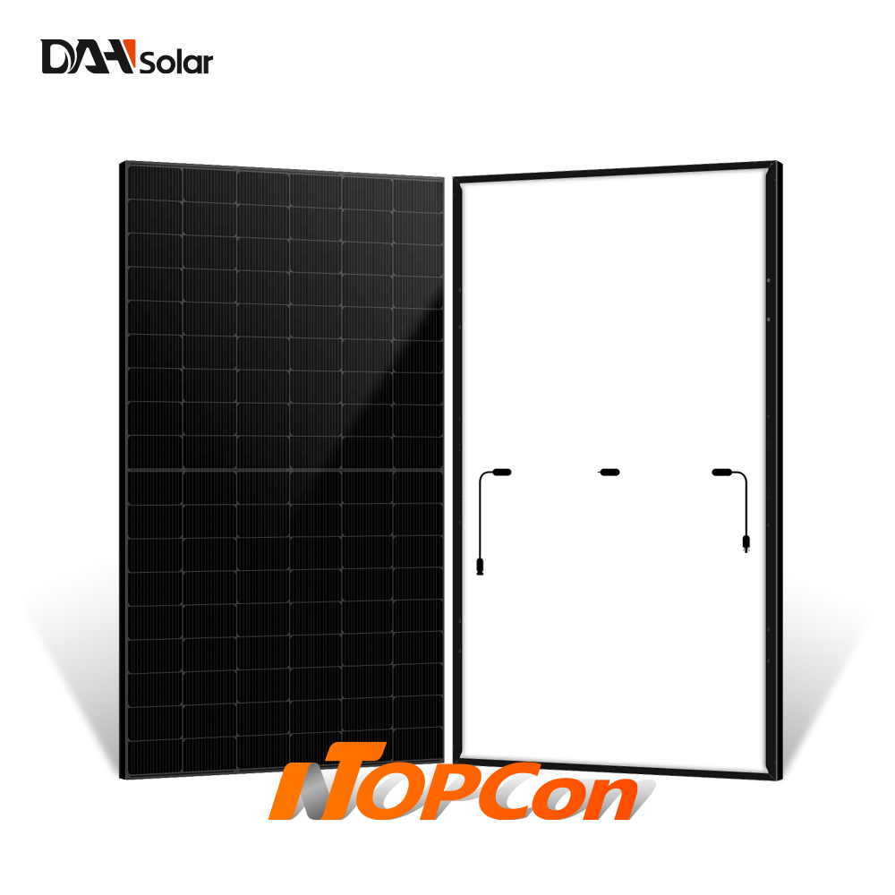 Rotterdam Warehouse N Type Topcon Full Black Full Screen 420W Solar Panel