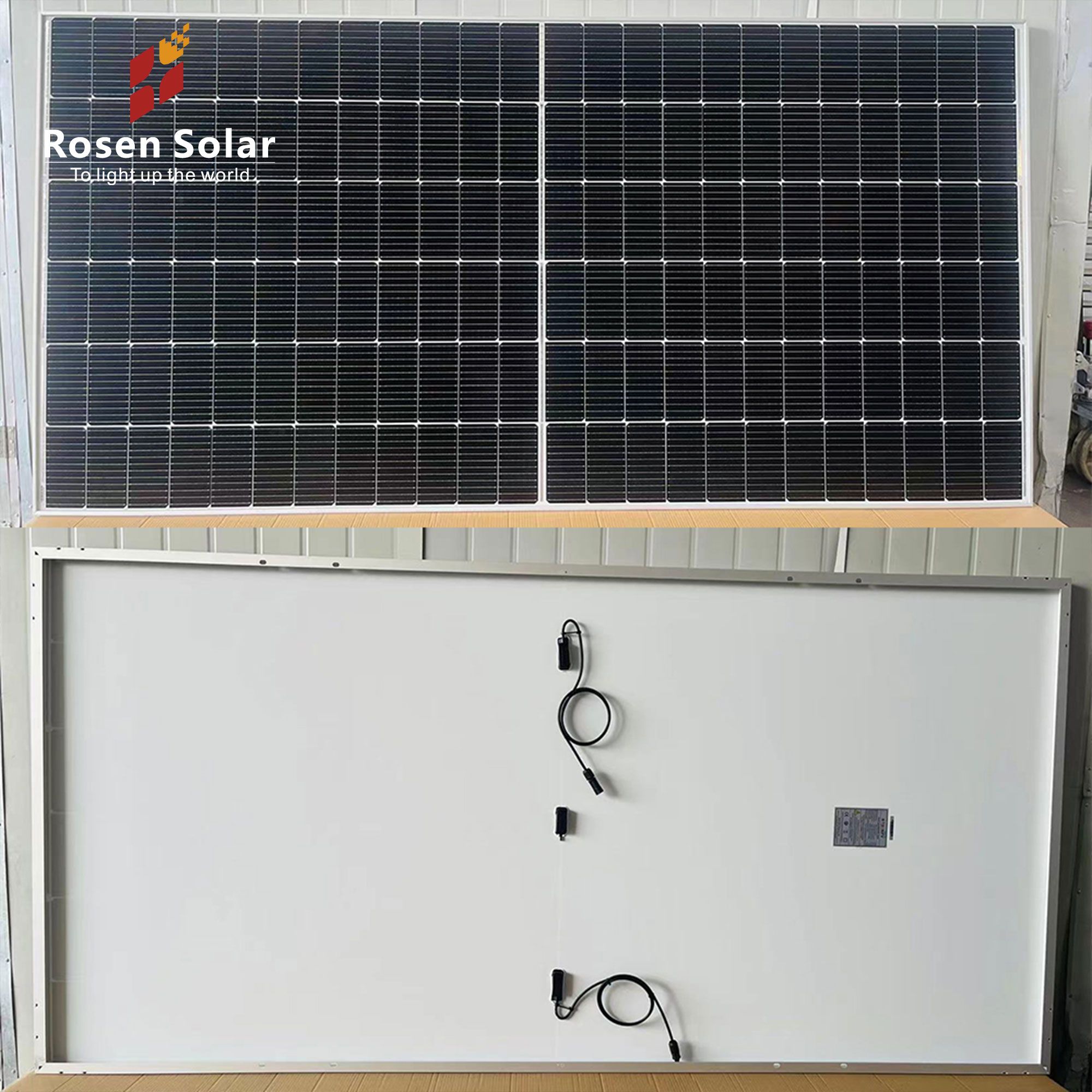 Rosen Solar Panel 650w 640w 630w 620w 610w 600w 700w Solar Module N Type Bifacial Solar Panels