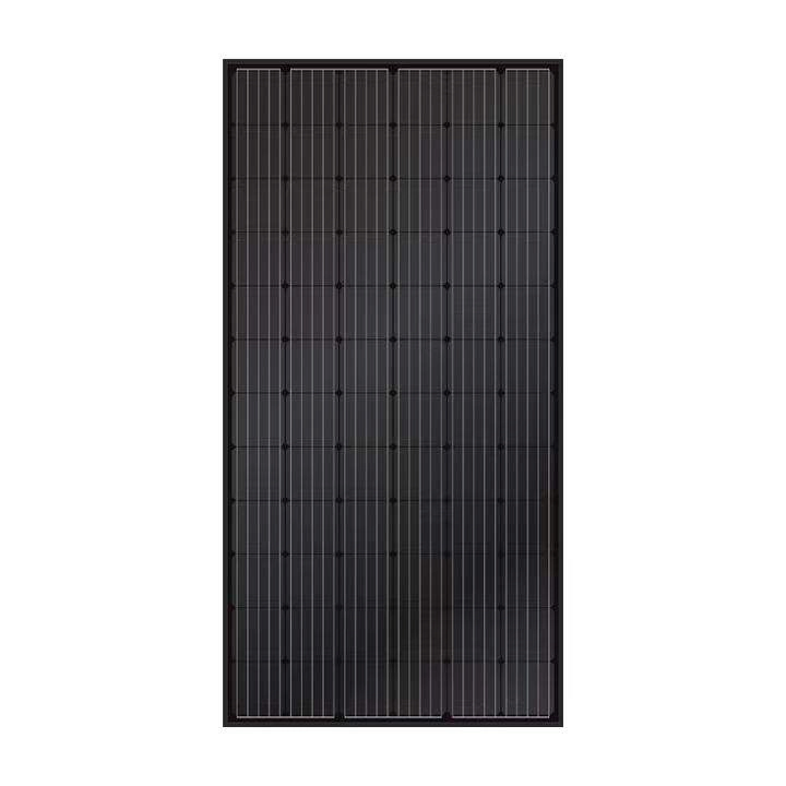 330W High Efficiency Perc Solar Panel Full Black Half Cell N-Type Polycrystalline Silicon Monocrystalline Silicon Glass Front