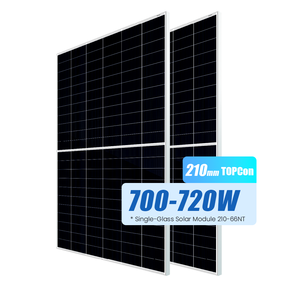 High-power 700W 705W 720W Single-sided High-efficiency Solar Panel N Type Topcon for Home and BIPV