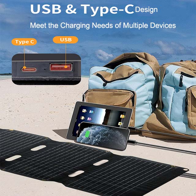Foldable Flexible Waterproof Solar Panels Portable Energy Storage Solar Panel