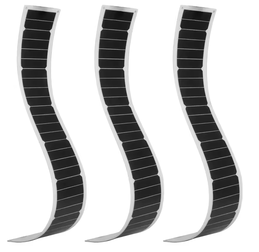 Mono Small Thin Film Flexible Strips Rollable Solar Panels for Advertising Lighting Used Customized Shape