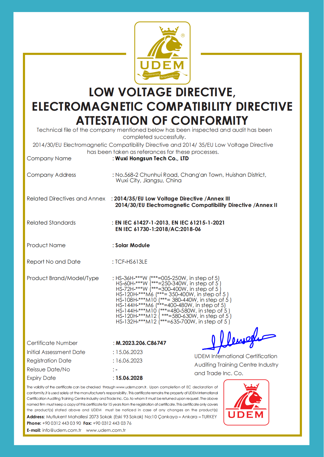 Certificate 1