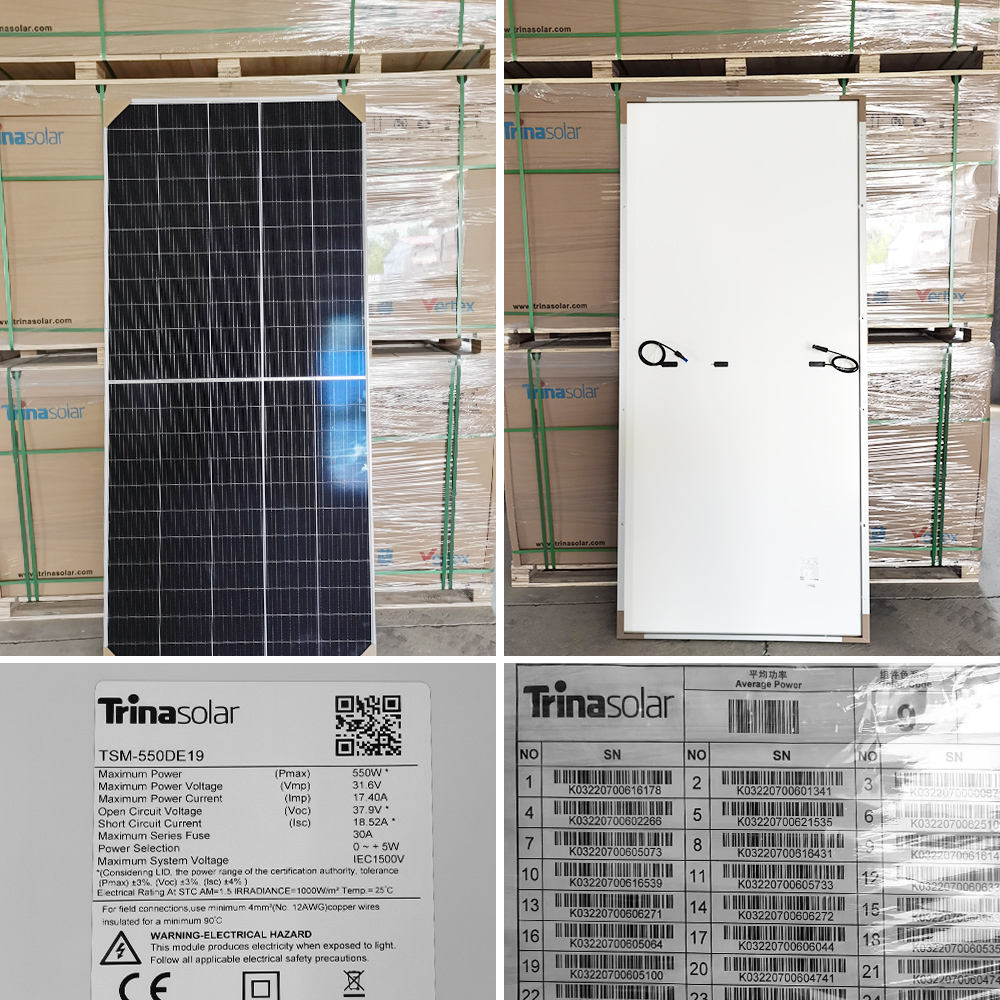 In Stock Trina Solar Vertex N-Type Bifacial Solar Panel 695W 720W | TSM-NEG21C.20 Double-Glass Module for Utility-Scale Projects
