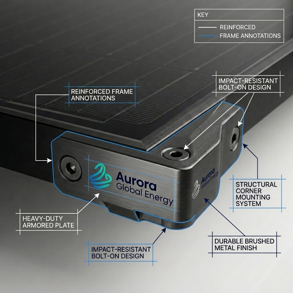 Premium Silicon Solar Panel,4 Protections All Weather Reliable Performance BC/TOPCon/PERC Cell ODM/OEM