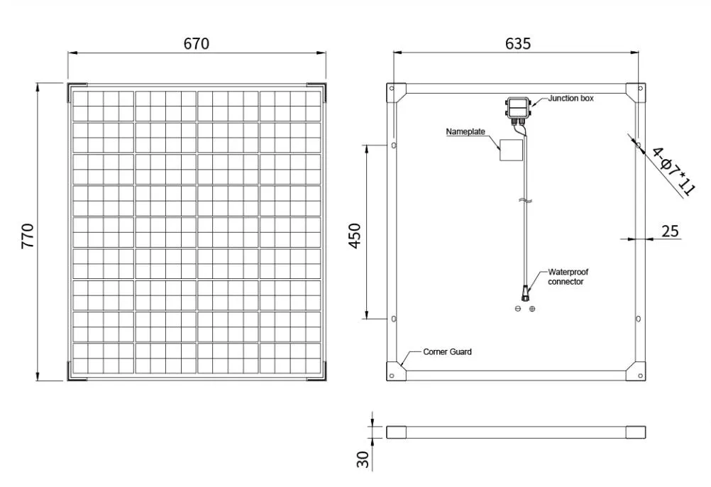 Solar Panel Electrical Specifications 2