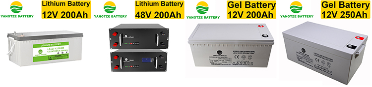 LiFePO4 & Gel Batteries