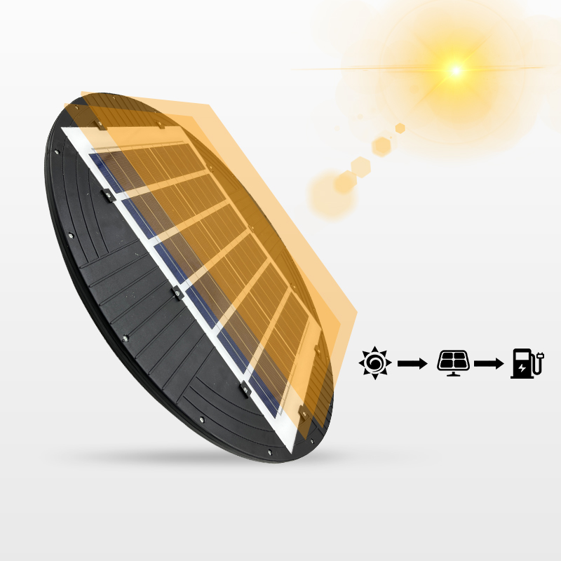 Hot Sale Design Solar Charging 500W 1000W IP65 ABS Light Remote Control Waterproof Solar Street Light