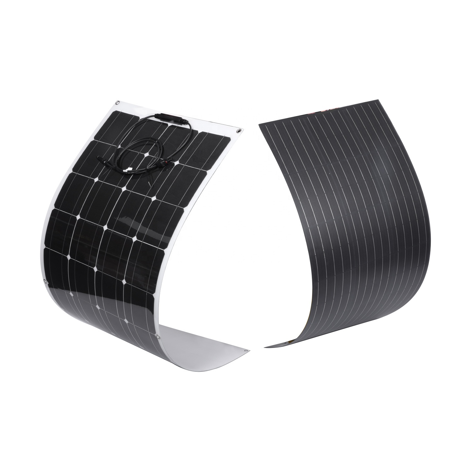 Light Weight Easy Carry 50w 100w 200w 450w 550w Sunpower or Monocrystalline Flexible Solar Panels for Car Boat RV Yacht Camping