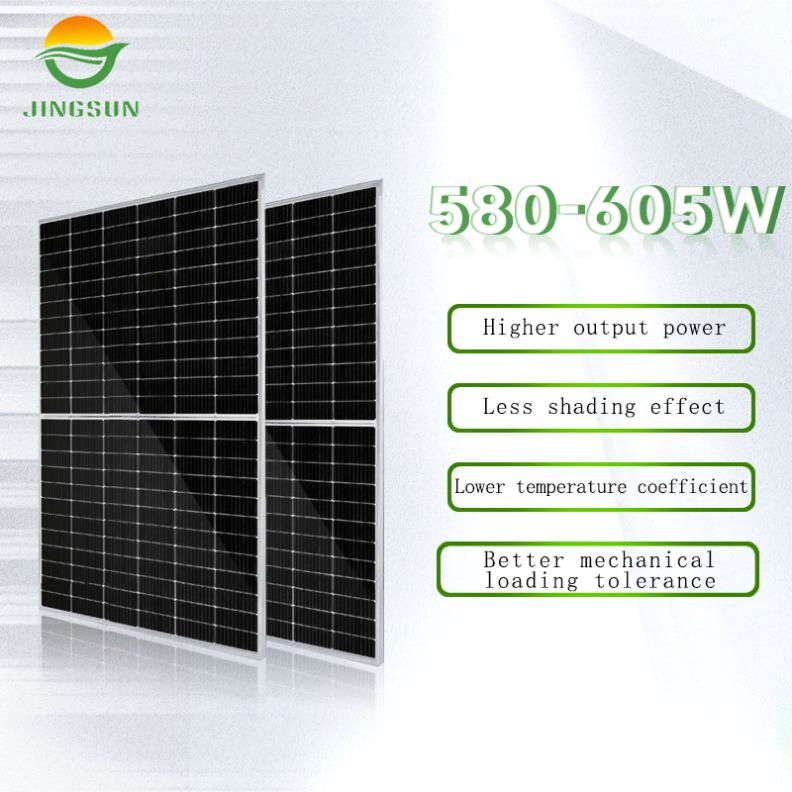 High Quality Jam144D 580-605n Solar Panel 580-605W Mono Perc Module N-Type for Home Use
