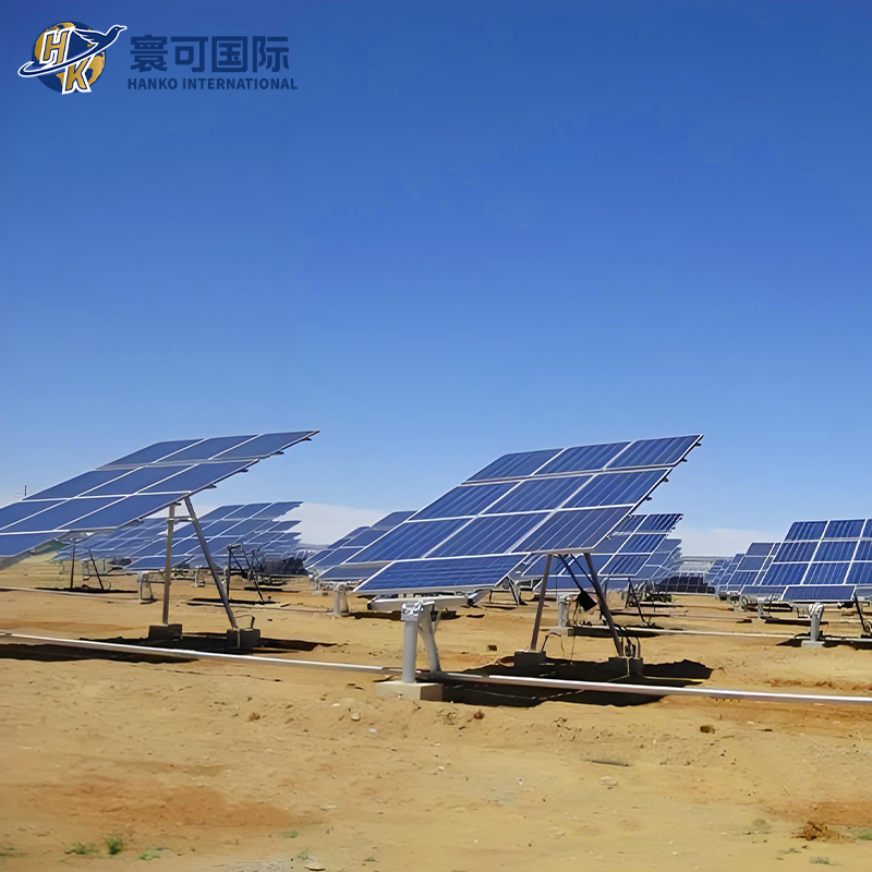 Utility Scale Inclined Solar Tracking System With Stable Operation For Complex Terrain Installations