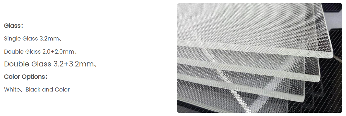 N-Type for PV Module Solar Photovoltaic Panels 480W-500W 182mm Mono Facial All Black Solar Panels