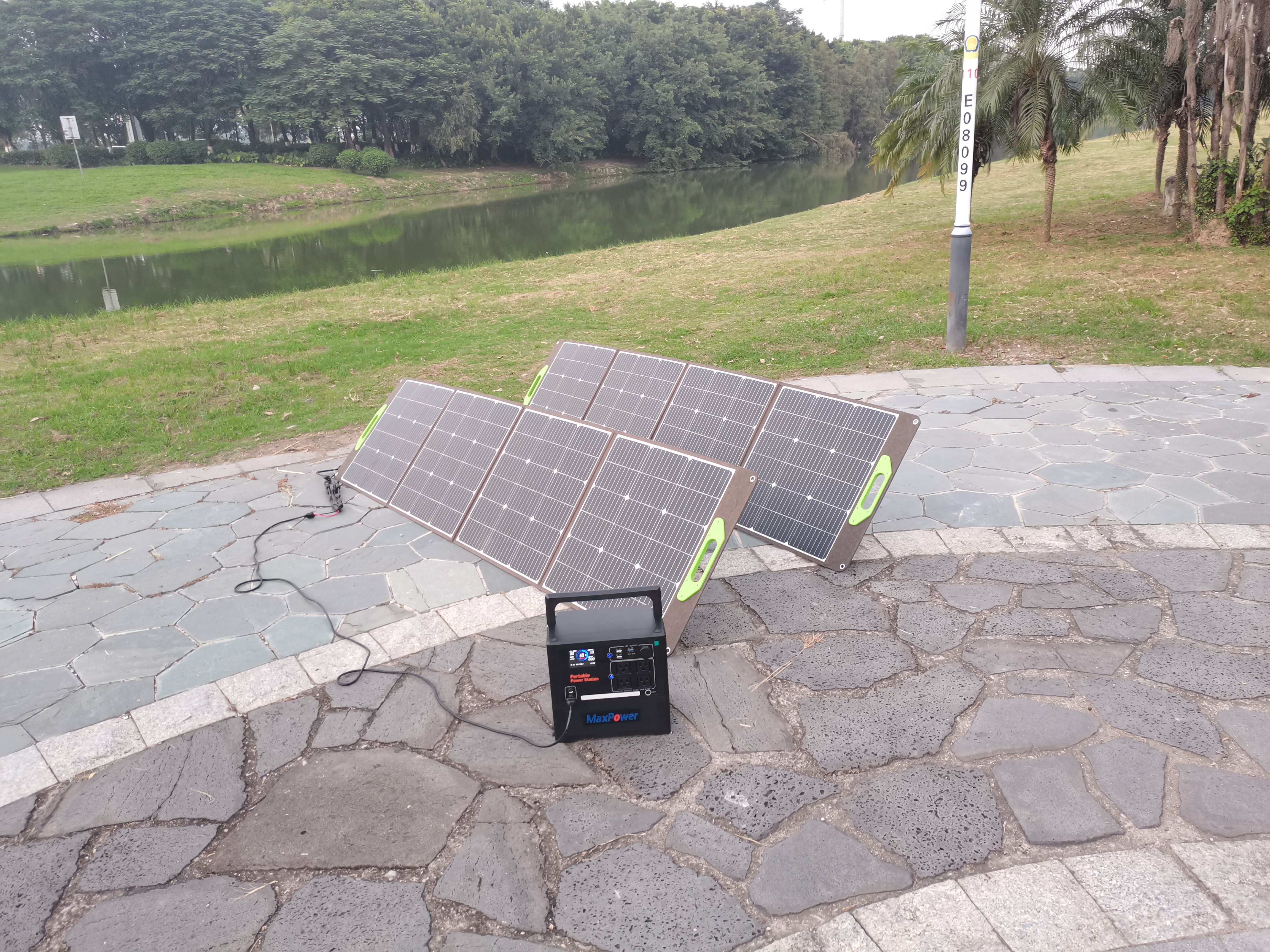 100W 200W 300W Folding Solar Panel Sun Energy System Etfe Flexible Solar Panel Portable