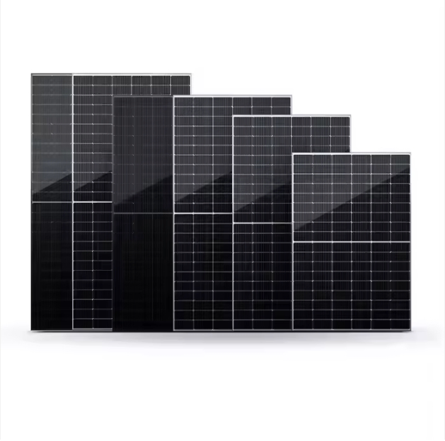 Solar PV Module 100W 200W 300W 350W 400W 550W 580W 610W Full Black Mono Solar Panels Price for Home Solar Power System High-Efficiency Half-Cell Technology