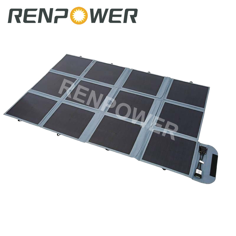 60W Waterproof Foldable Solar Panel for Laptops Cell Phones Solar Generators 12vbatteries