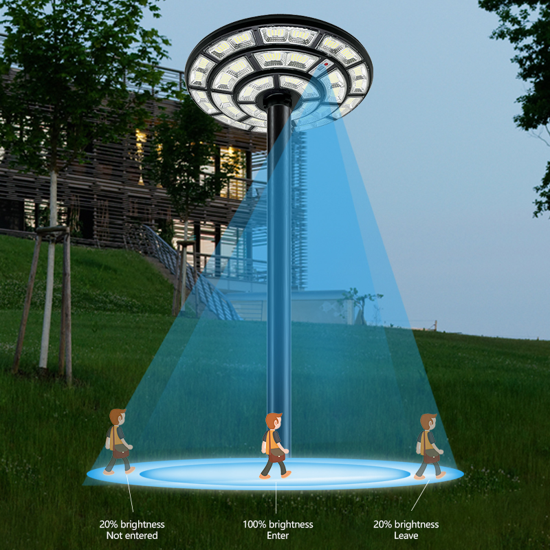 Hot Sale Design Solar Charging 500W 1000W IP65 ABS Light Remote Control Waterproof Solar Street Light