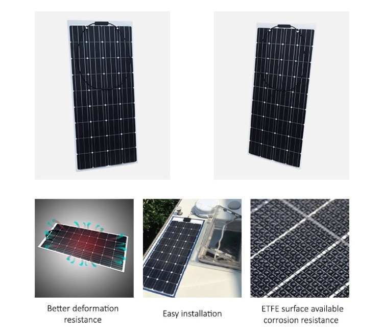 Flexible Solar Panel Panels Flexible 60w Solar Panel HOT SALE 60W Thin Film Etfe Flexible Solar Panel Flexible Rollable