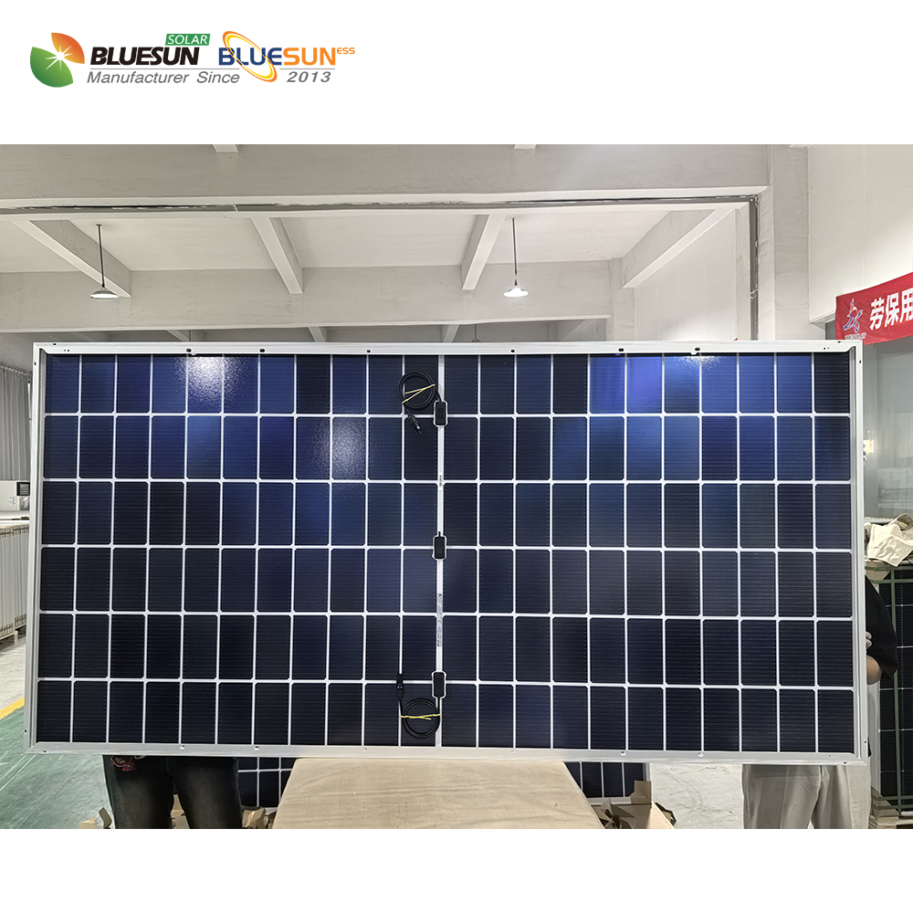 Bluesun Long Life Bifacial 610W 620W 630W 640W 650W Solar Panel Large Solar Panels for Home Use