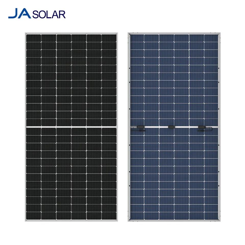 Superior Efficiency JAM72D40GB Bifacial Double-Glass PV Module 555W-580W Solar Panel Utility Scale N-Type HBC BipV HJT 22.5%