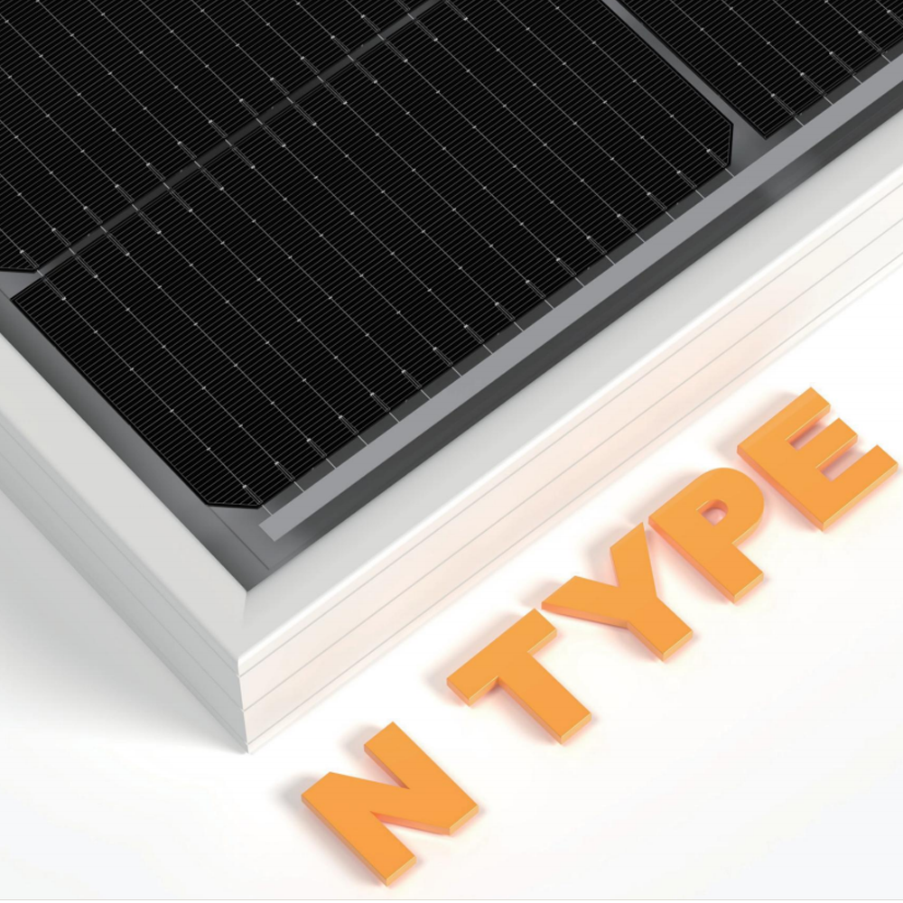 High Energy Performance Double Glass Bifacial N Type Mono Half Cell PV Module Series 600W Solar Panel for Utility Scale