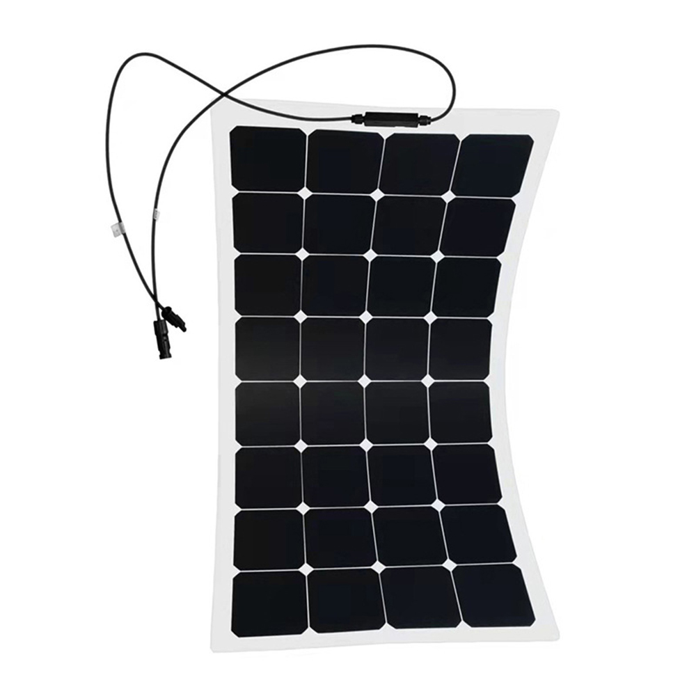All Solar OEM A-fl-100W 18V 100W 23% Efficient Flexible Solar Panel Yacht Boat 12V Domestic Appliances Home Roof Power Supply
