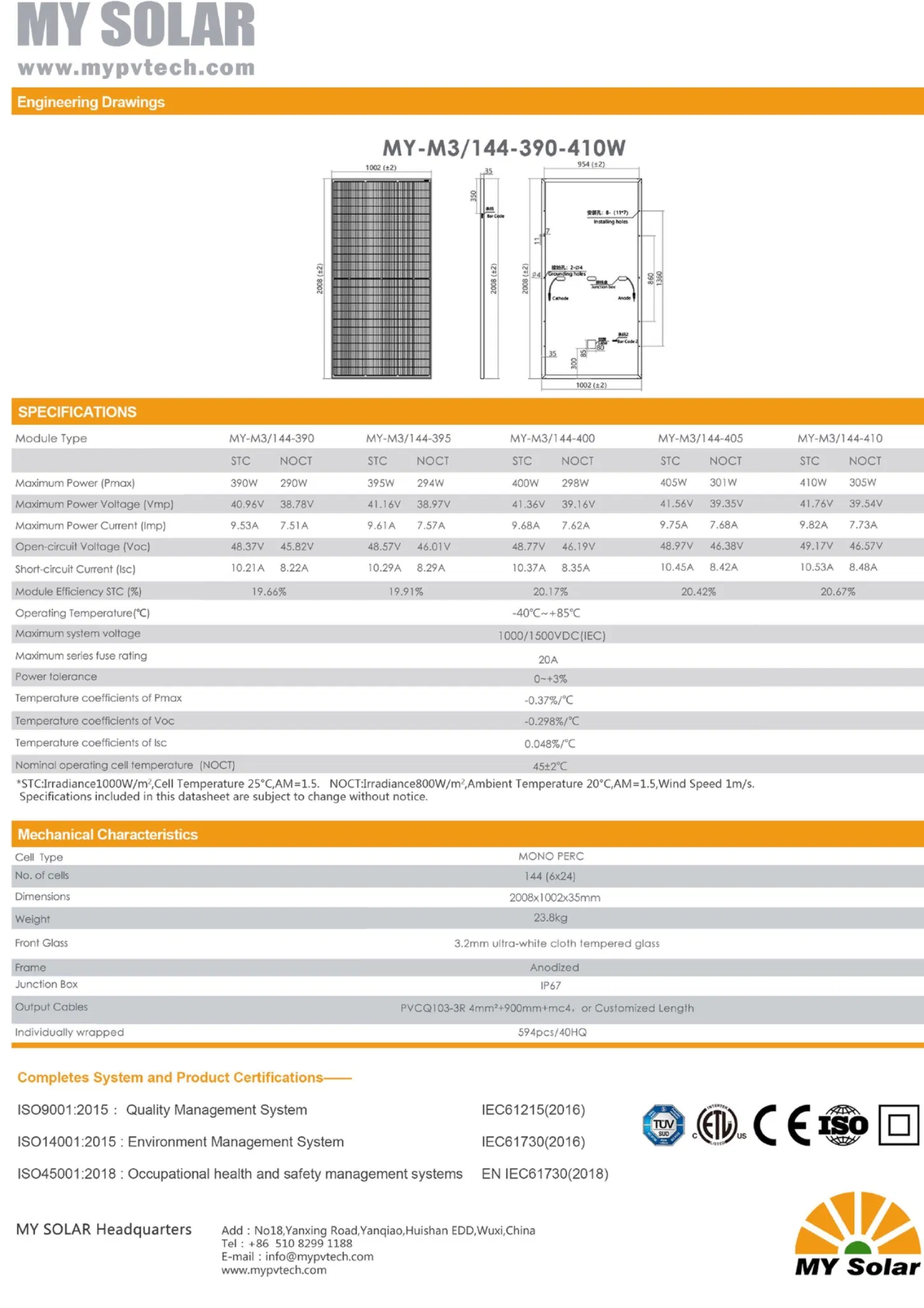 400W Solar Panels High-Efficiency Half-Cell Technology with Preferential Prices and Guaranteed Quality
