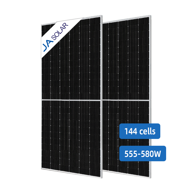 Superior Efficiency JAM72D40GB Bifacial Double-Glass PV Module 555W-580W Solar Panel Utility Scale N-Type HBC BipV HJT 22.5%