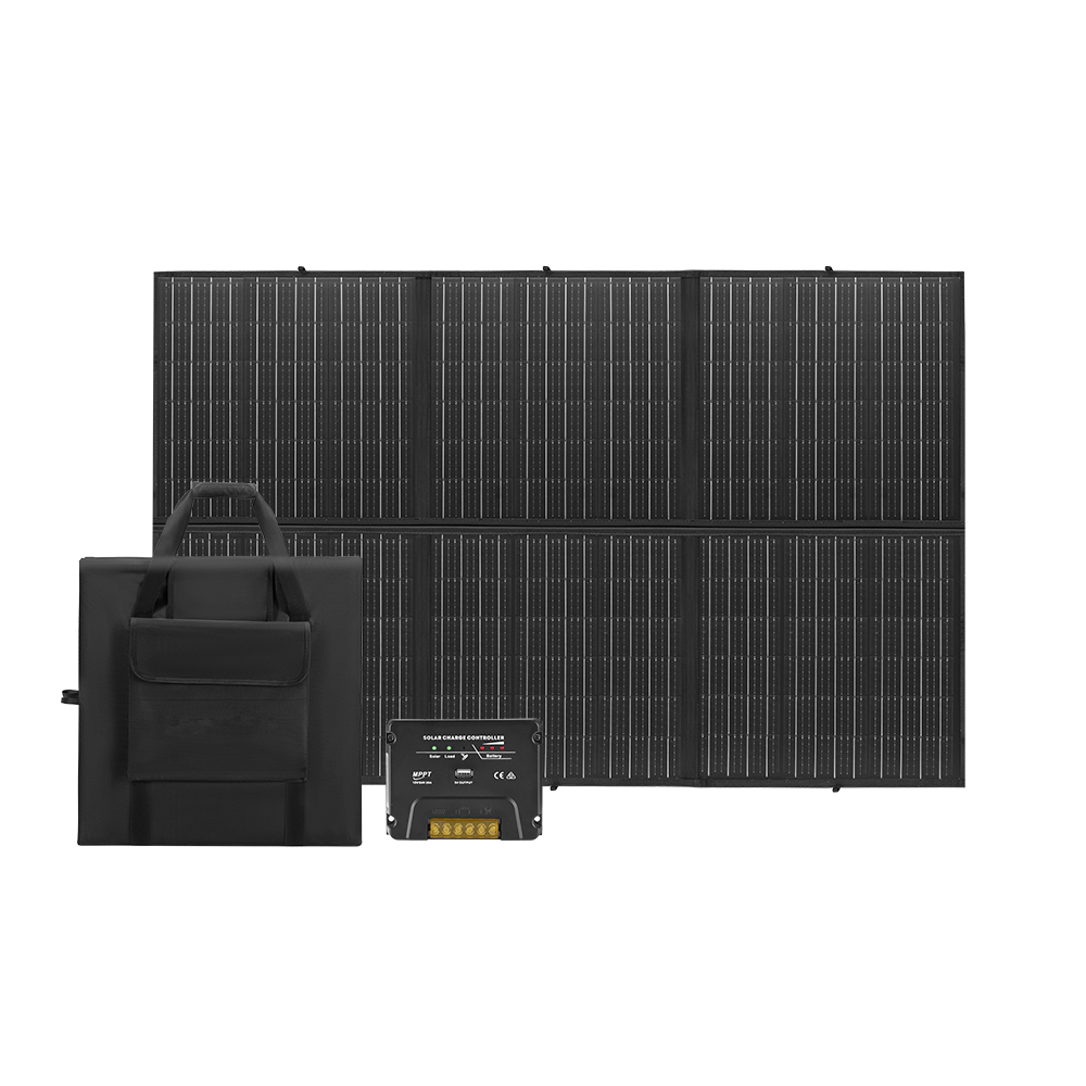 Portable Mono 300W Folding Solar Panel Foldable Solar Blanket RV Camping Solar Panel