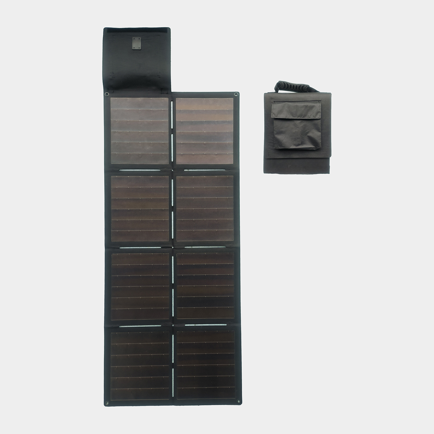 Mountaineering Climbing 60W CIGS Solar Panel 1.3mm Ultra-Thin Bendable Lightweight Portable High Altitude Stable Power